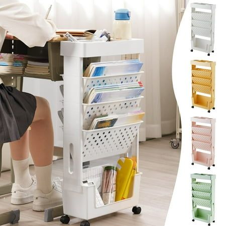 ! نظّم إبداعك: عربة التخزين الذكية القابلة للسحب