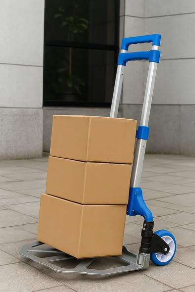 عربة نقل قابلة للطي بالألمنيوم – خفيفة وسهلة الحمل