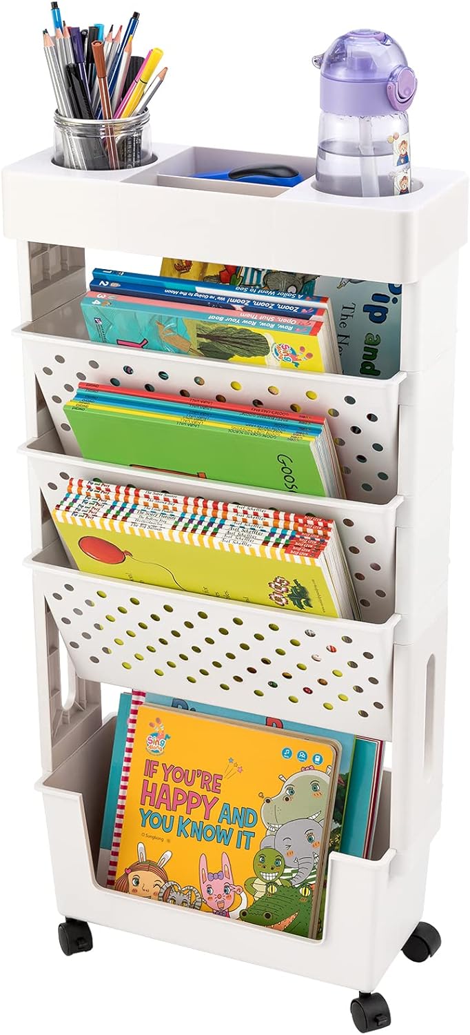 ! نظّم إبداعك: عربة التخزين الذكية القابلة للسحب