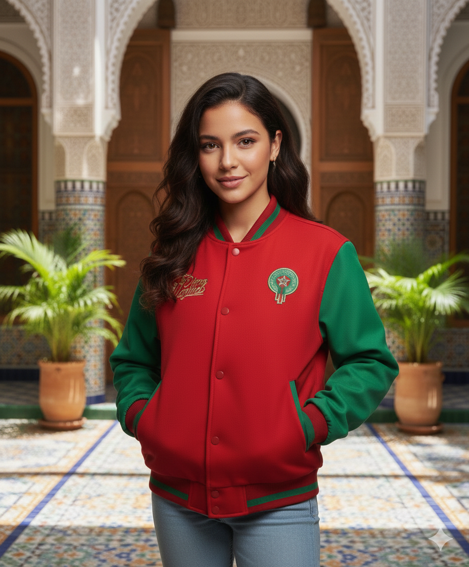 سترة "فخر المغرب" – لمسة عصرية بهوية وطنية 🇲🇦