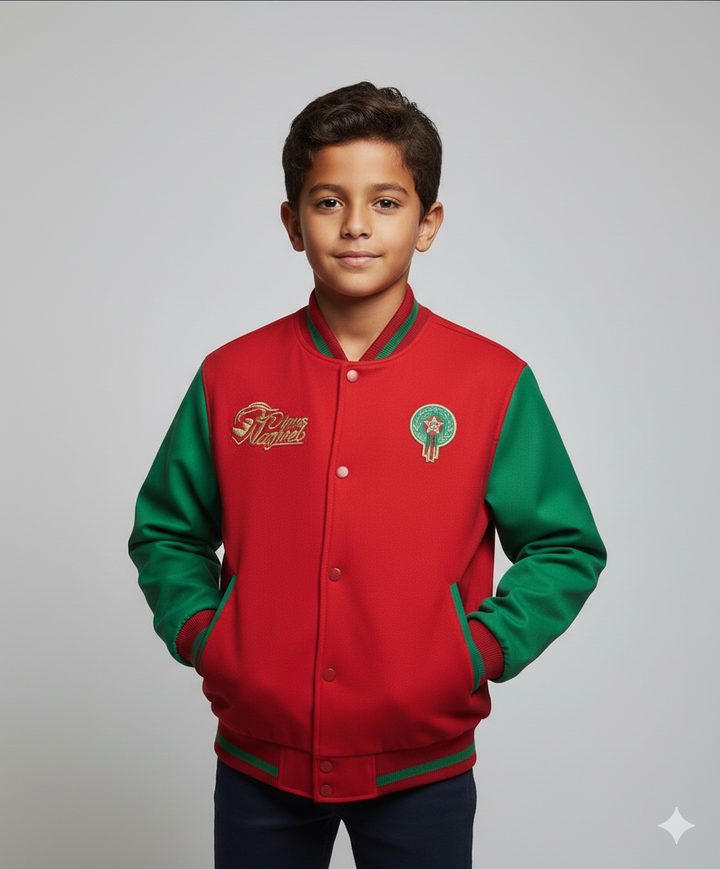 سترة "فخر المغرب" – لمسة عصرية بهوية وطنية 🇲🇦