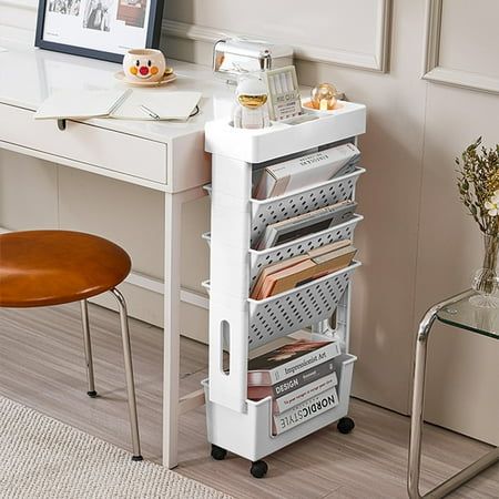 ! نظّم إبداعك: عربة التخزين الذكية القابلة للسحب