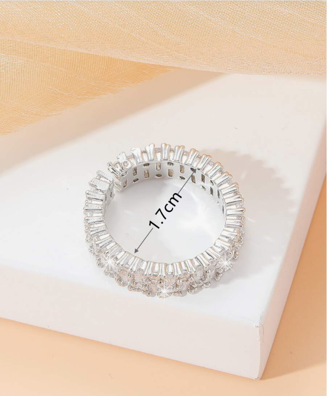 Copper Ring with Cubic Zirconia – Timeless Shine, Modern Style