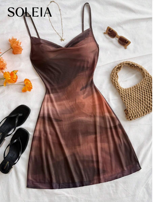 Women's Floral Sequin Embellished Fitted Mini Dress